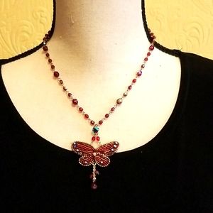 2/$15 or 3/$20 butterfly necklace
